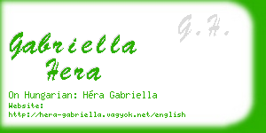 gabriella hera business card